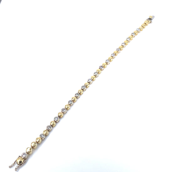 Women’s 18ct yellow Gold Tennis Bracelet - 3.5ct - Hyman’s Jewellers