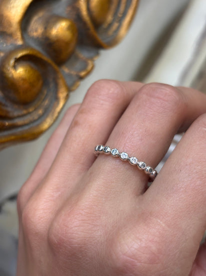 Womens 925 Silver Pandora Full Eternity Ring - Hyman’s Jewellers