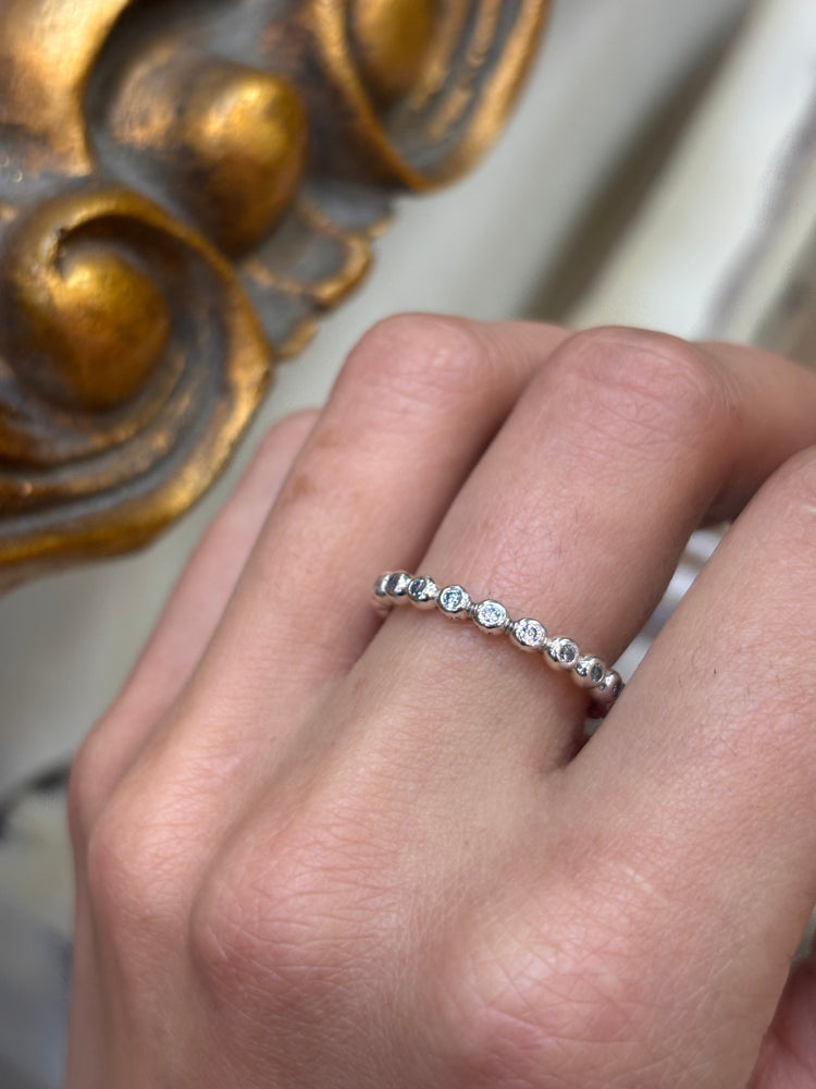 Womens 925 Silver Pandora Full Eternity Ring - Hyman’s Jewellers