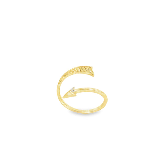 Women’s 9ct Yellow Gold Arrow Ring - 2g - Hyman’s Jewellers