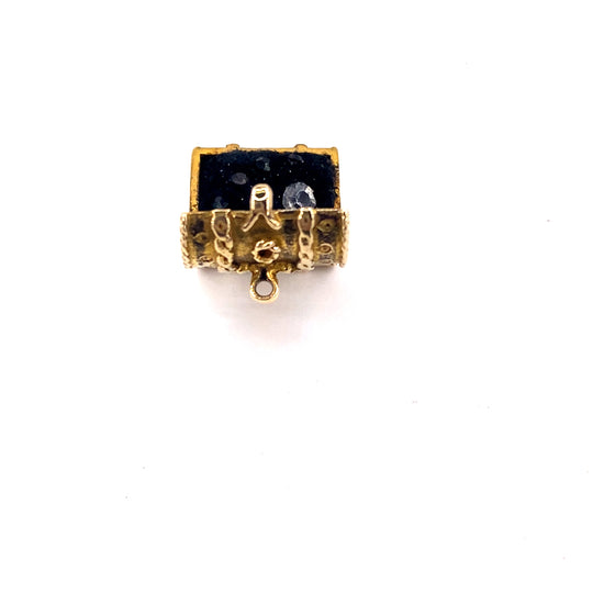 Women’s 9ct Yellow Gold Articulated Treasure Chest Charm - 4.8g - Hyman’s Jewellers