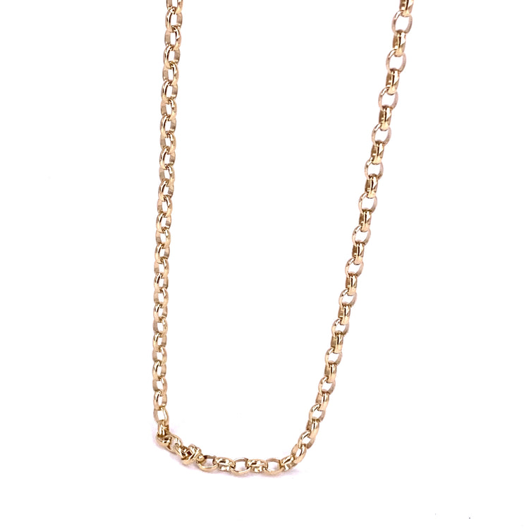 Women’s 9ct Yellow Gold Beclcher Chain - 24” 12.5g - Hyman’s Jewellers