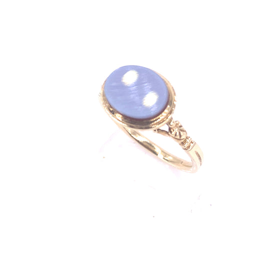 Women’s 9ct Yellow Gold Carnelian Ring - 3.5g - Hyman’s Jewellers