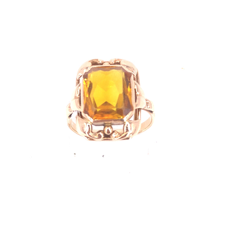 Women’s 9ct Yellow Gold Citrine Ring - 5.8g - Hyman’s Jewellers