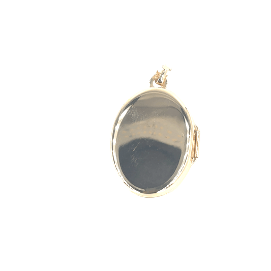 Women’s 9ct Yellow Gold Claddagh Symbol Pendant - 2.5cm 1.9g - Hyman’s Jewellers