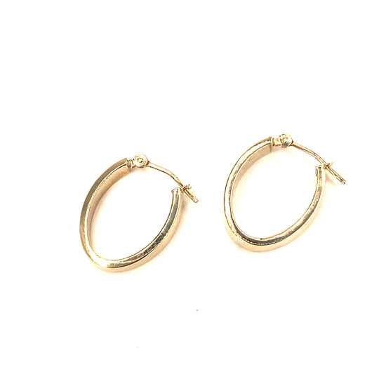 Women’s 9ct Yellow Gold Cuff Hoops - 1g - Hyman’s Jewellers