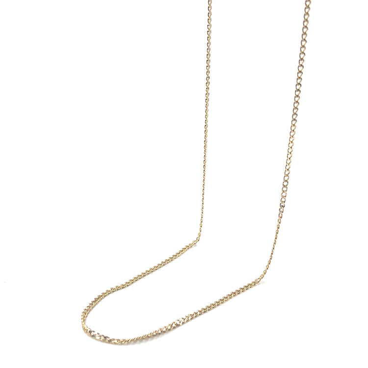 Women’s 9ct Yellow Gold Curb Chain - 20” 3G - Hyman’s Jewellers