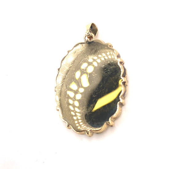 Women’s 9ct Yellow Gold Equestrian Horse Locket - 10g - Hyman’s Jewellers