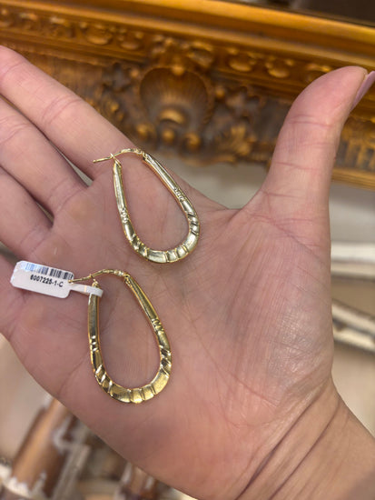 Women’s 9ct Yellow Gold Hoop Earrings - 2.3G - Hyman’s Jewellers