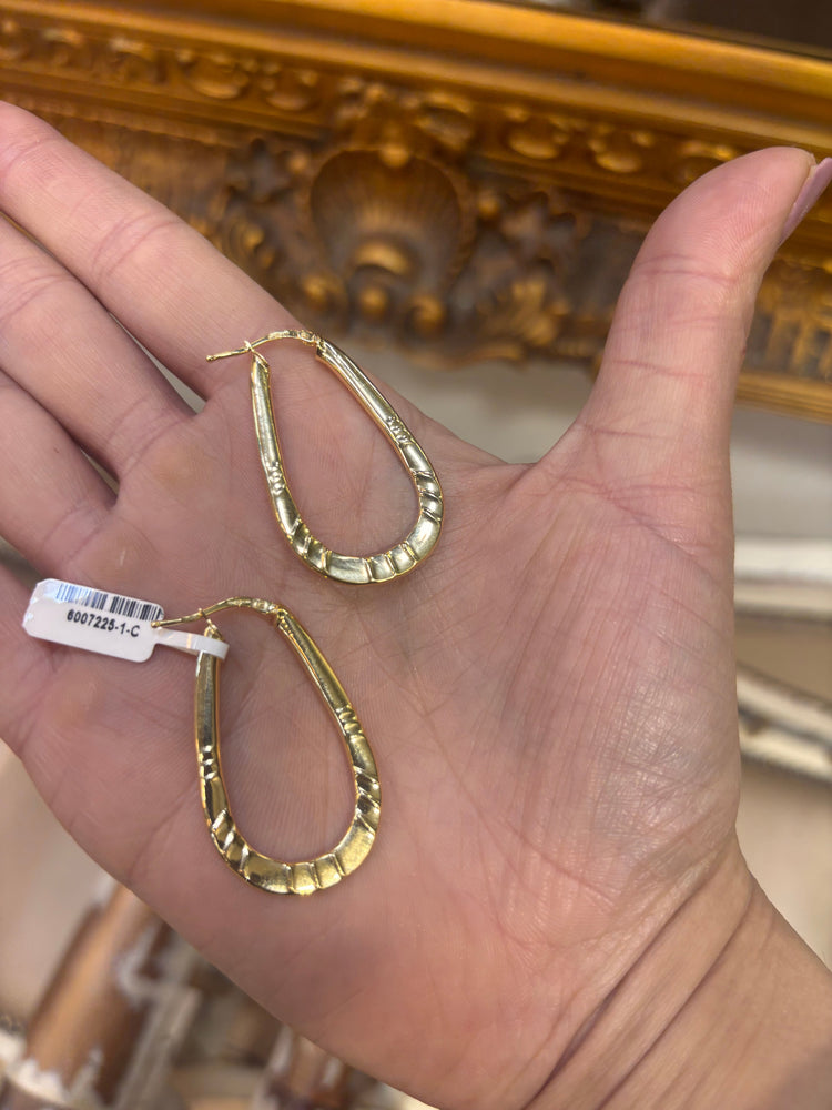 Women’s 9ct Yellow Gold Hoop Earrings - 2.3G - Hyman’s Jewellers