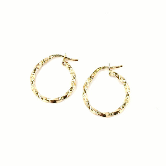 Women’s 9ct Yellow Gold Hoop Earrings - Hyman’s Jewellers