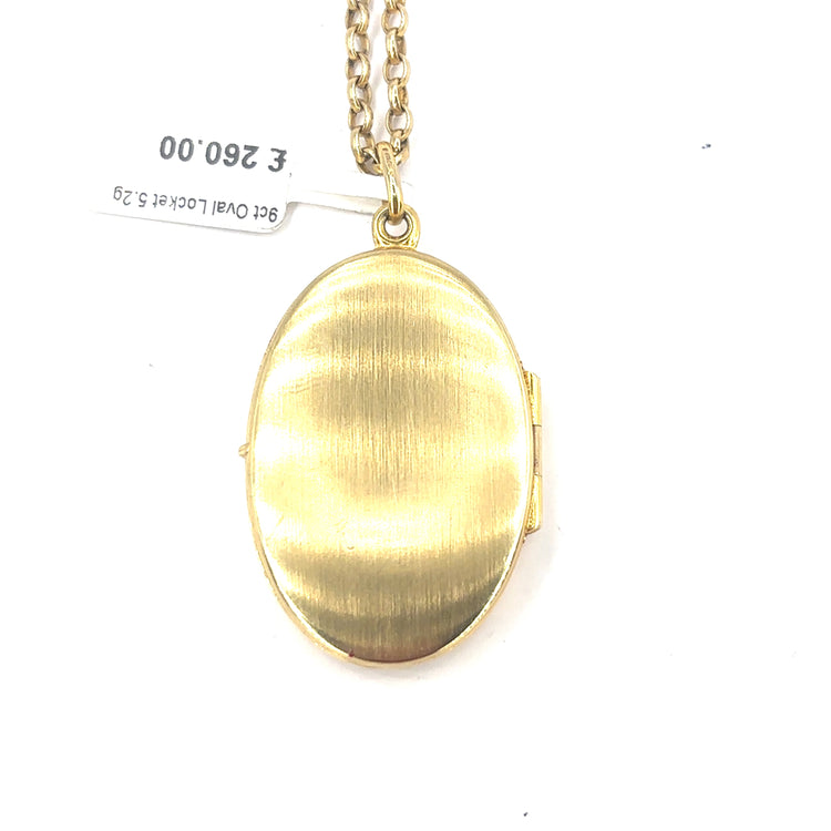 Women’s 9ct Yellow Gold Locket - 4.3g - Hyman’s Jewellers