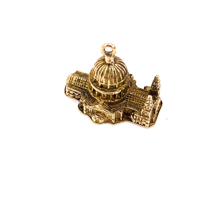 Women’s 9ct Yellow Gold St Paul’s Cathedral Charm - 4.3g - Hyman’s Jewellers