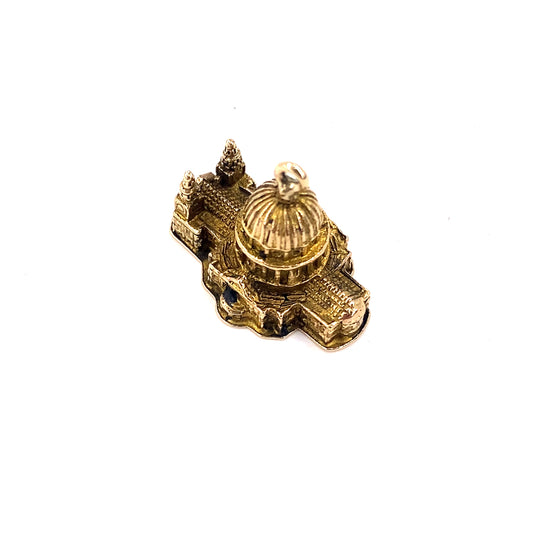 Women’s 9ct Yellow Gold St Paul’s Cathedral Charm - 4.3g - Hyman’s Jewellers