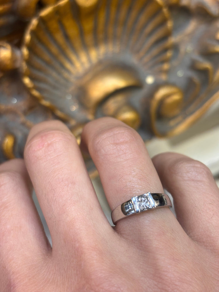 Women’s Platinum 0.30ct Natural Diamond Ring - Hyman’s Jewellers