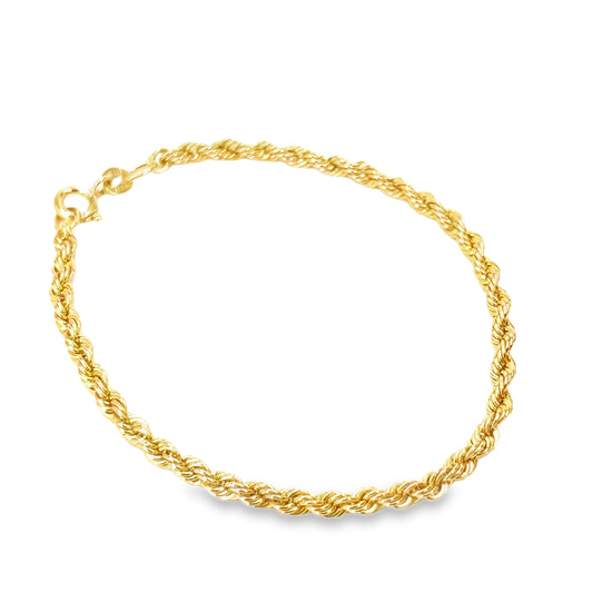 Women’s Rope Link Bracelet - 1.7g - Hyman’s Jewellers
