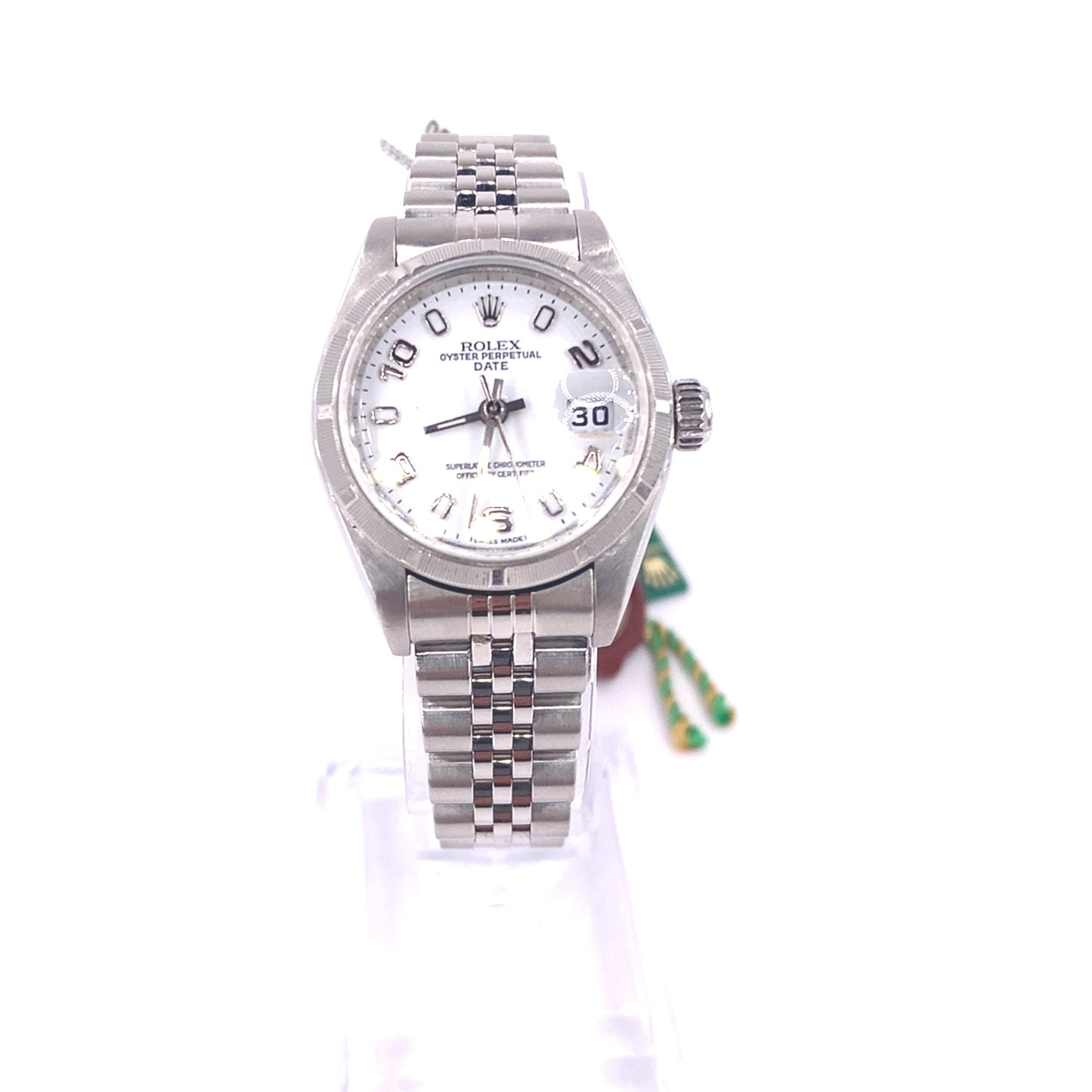 Women’s Stainless Steel Rolex Oyster Perpetual Date Watch - 26mm - Hyman’s Jewellers