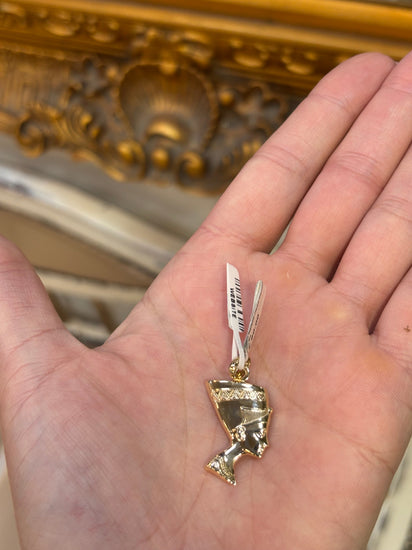 Yellow Gold Nefertiti Pendant with Intricate Design - Hyman’s Jewellers