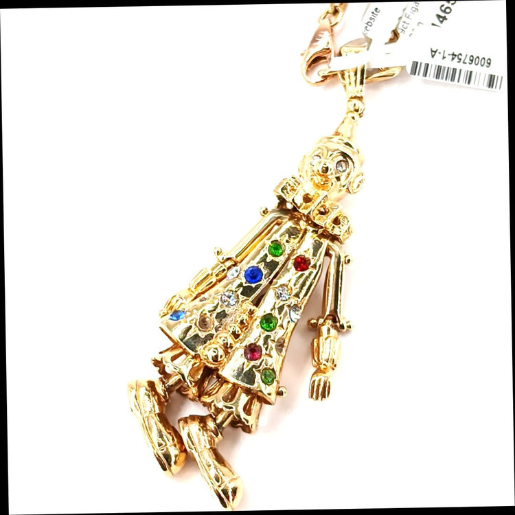 Yellow Gold Whimsical Clown Pendant - 20.3g - Hyman’s Jewellers